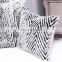 Home decorative cushion faux fur micro plush throw pillow cutting cover geometric figure