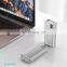 Small Hand Size Luxury Lightning Micro Type C Input 2 USB Output Metal Portable Power Bank 10000mAh with Digital Display
