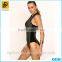 Custom Wholesale 2016 Olive Green Lady Zip Front One-Piece Swimwear