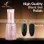 Queen Shining Top Grade Soak Off Easy Coloring Solid Black Color Nail Gel Polish 1kg
