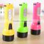 Indoor cheap 6+3led plastic rechargeable flashlight