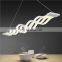 Tonghua 2021 Simple Modern Style Fish Line Shape LED Warm White Creative Metal Hanging Lamp