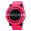 skmei 1142  digital wristwatches instructions manual water resistant large dial silicone band watch