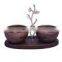 wooden natural bowl