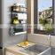 Wall Mount Magnetic Iron Kitchen Storage Rack Organizer Storage Refrigerator Storage Rack Spice Jar Rack Set