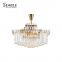Competitive Price Indoor Decoration Fixtures Home Cafe Metal Modern Crystal Hanging Lamp