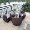 Manufacturer Rattan Wicker Coffee Dining Changing Table Outdoor Furniture Set Rattan Bar Stools Chairs and Tables