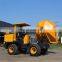 China Mini diesel construction front self loading site dumper 4x4 truck for sale
