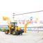 Large And Mini Front End Loader Tractor 3 To 6 Ton Multifunction Wheel Backhoe Loader For Sale