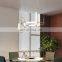 New Product 2020 Modern Decorative Pendant Light Antique Gold Glass LED Chandelier Lamp for Restaurant