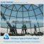 Steel frame structure roofing for glass dome