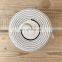 Hot Sale Home Decor White Cotton Rope Storage basket Handmade rope pot with lid Vietnam Supplier