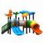 Children plastic outdoor play set of kindergarten playground equipment