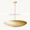Home kitchen dining living room decor nordic modern Brass led pendant lights and chandeliers ITALIAN DISH PENDANT