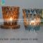 Trade Assurance Wholesale Citrine Candle Cup Trio for sale at bulk cheap prices Embossed gold Votive Holders                        
                                                Quality Choice