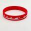 Promotional High Quality Christmas Silicon Wrist Band Custom Printing Cartoon Silicone Bracelet