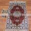 travel and room decration carpets, double knots hand knotted persign silk and cotton rug