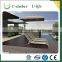 Durable in handle wood plastic composite WPC decking floor