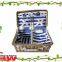 wicker large picnic basket picnic baskets 4 person fashion picnic basket