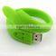 2016 hot sales 2.0 Silicon wrist USb 128GB/256GB/16GB/32GB