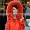 Factory direct wholesale down coat big fox fur collar /fox fur collar