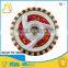superior design decorative fries 15" round compartment food plastic tray