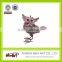 High quanlity metal home decoration cute owl metal garden decoration