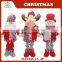 2014 Popular Color Red Gray Christmas Decoration Standing Santa Snowman and Reindeer