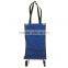 folding shopping bag with wheel
