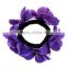 new woman hair accessories hairband elastic colourful hairband handmade hair accessories purple flower headband