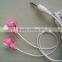 Mobile phone accessory cute animal shape earphone for girls teddy bear shape earphone bulk graduation gifts earphone