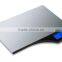 Canny CK350 Glass Electronic Kitchen Scale 5kg/11lb capacity, 3D effect printing, Blue backlight option