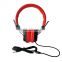 Active noise cancelling headphones with microphone spiral wire for mobile phone