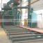 QH69 profile steel wheel blast abrator,Steel Profile Through Type blasting machine