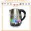 1.7L Beautiful Painting Flower White Color CE CB Inox Electric Kettle