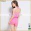 latest dress design fashion women tube short dress with cheap price