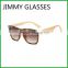 JMP642 Cheapest Wholesale Custom Laser Logo Bamboo Temple/Arm Leg Sunglasses