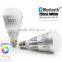 Music Alarm Group 10W Bluetooth LED Bulb,Bluetooth RGB LED Bulb,Bluetooth Smart LED Light Bulb