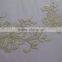 Embroidery Bridal Flower Patch Applique For Wedding Dress/Newest Floral Ivory Bridal Wedding lace trim