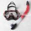 fashion design high quality snorkeling mask set for scuba diving swimming