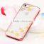 Secret Garden crystal rhinestone frame flowers case For iphone 5