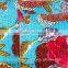 Indian Kantha Handmade Floral Throw Art Cushion Cover