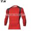 sublimation printing custom red compression jersey manufacturer
