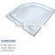 white acrylic anti slip shower tray
