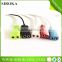 3.5mm 1 to 2 stereo audio headphone headset earphone microphone y splitter cable for iphone 5