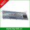 Vandal proof industrial public media center keyboard