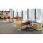 modern executive desk office table design stainless steel leg