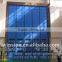 Exterior folding industrial gate door