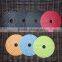 Wet Polishing Pads 4 inch (100 mm) Straight Teeth Flexible Diamond Nylon Cloth Sanding Discs for Granite Marble Polishing