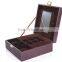 Wholesale Luxury Square Jewelry Storage Box With Mirror